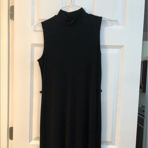 Sleeveless little black dress